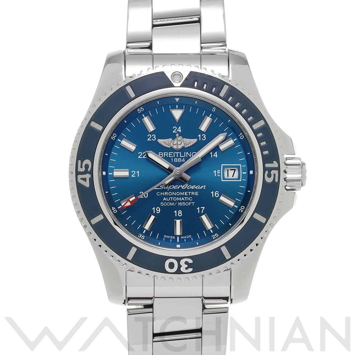 ブライトリング スーパーオーシャンII 42 A17365D1/C957 ブルー メンズ 時計 【中古】【wristwatch】