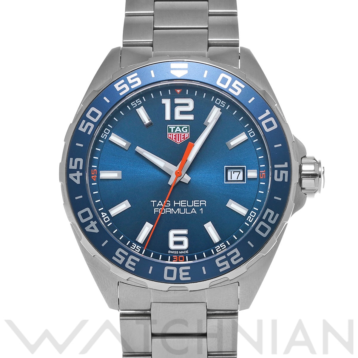 タグ ホイヤー フォーミュラ1 クォーツ WAZ1010.BA0842 ブルー メンズ 時計 【中古】【wristwatch】