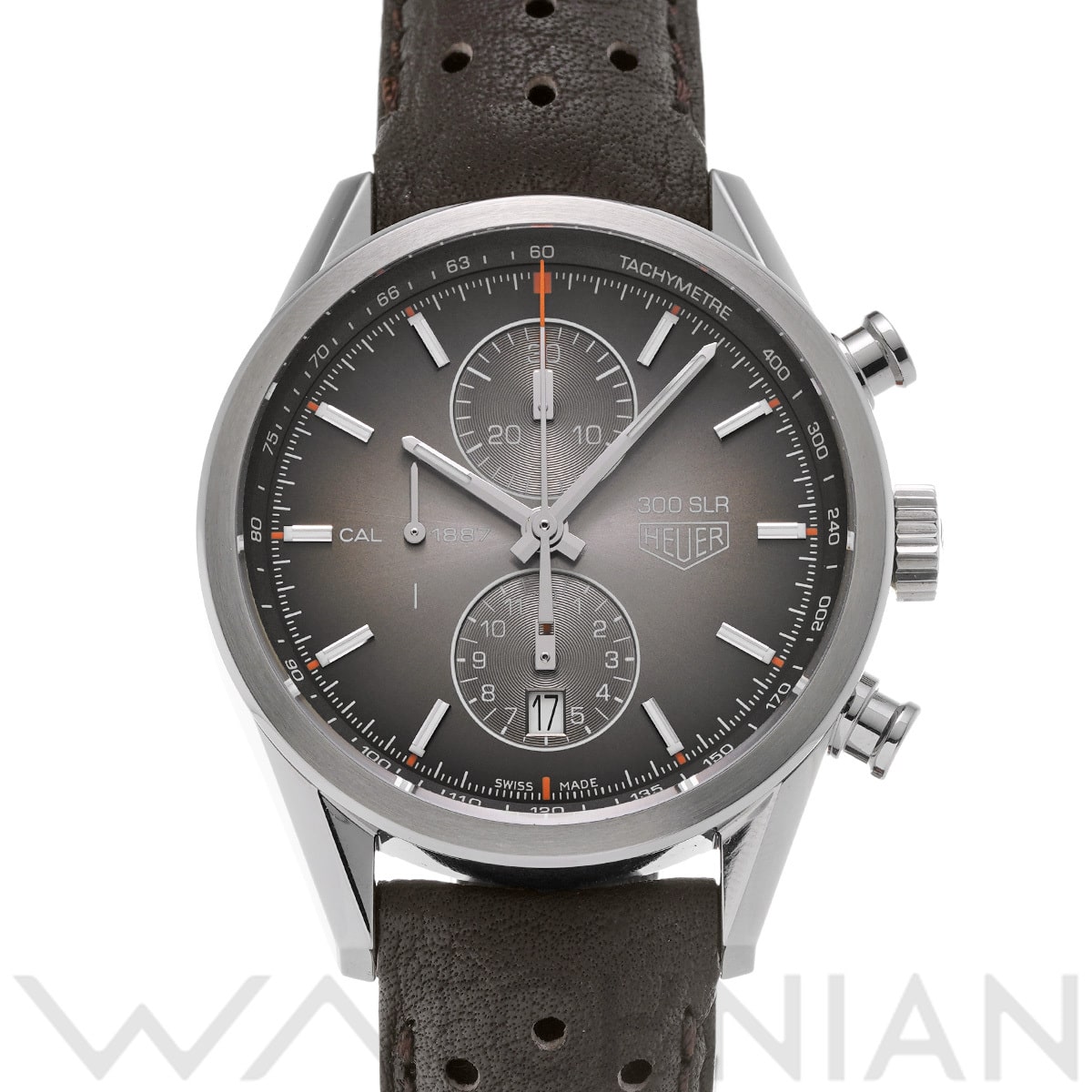 タグ ホイヤー カレラ キャリバー1887 クロノグラフ 300SLR CAR2112.FC6267 ブラウン メンズ 時計 【中古】【wristwatch】
