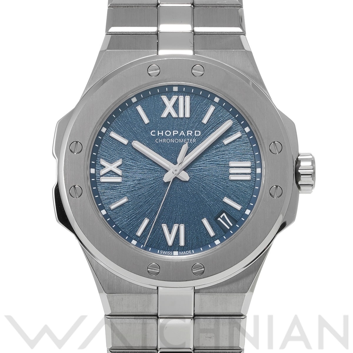 ショパール アルパイン イーグル ラージ 298600-3001 ブルー メンズ 時計 【中古】【wristwatch】
