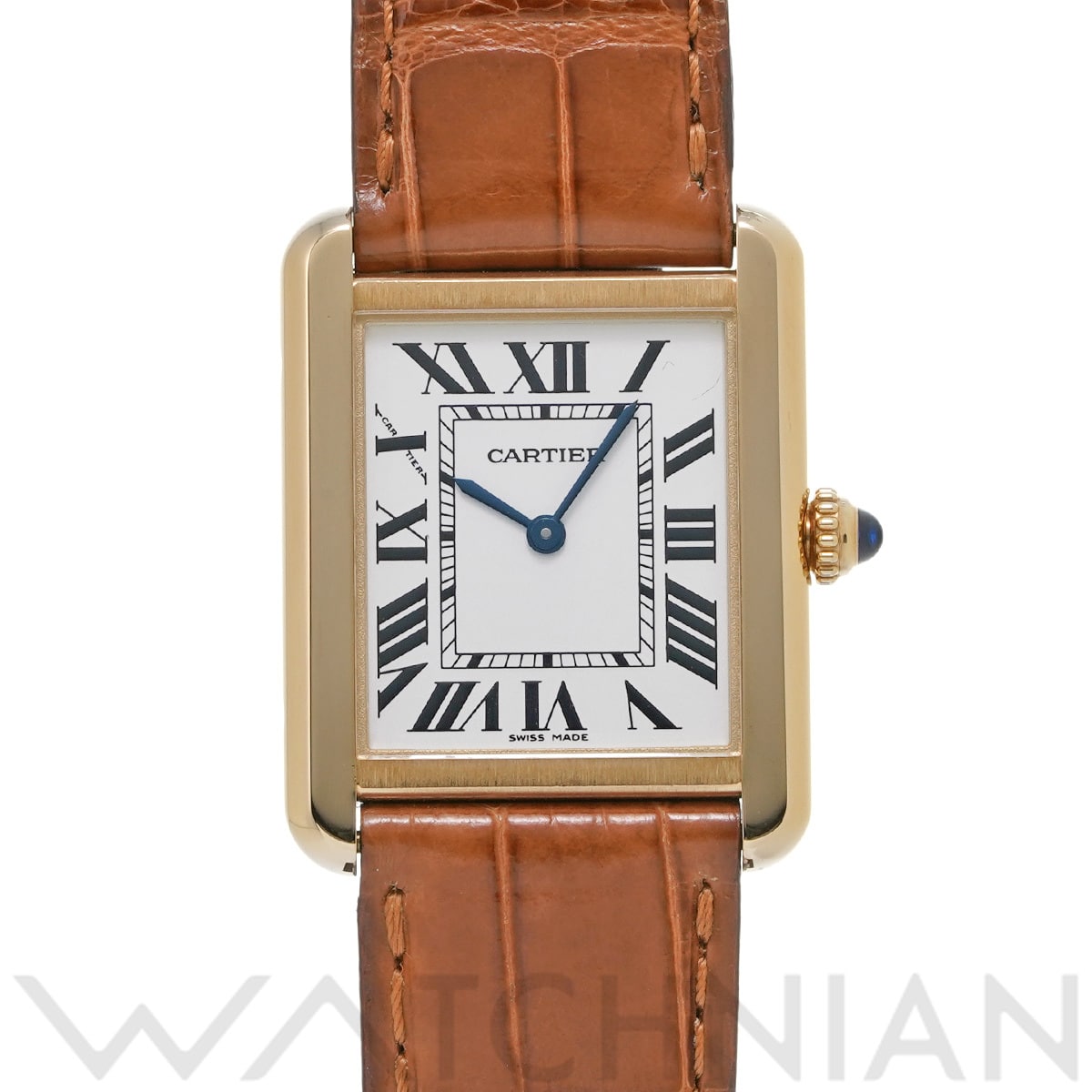 カルティエ タンクソロ SM W5200002 シルバー レディース 時計 【中古】【wristwatch】