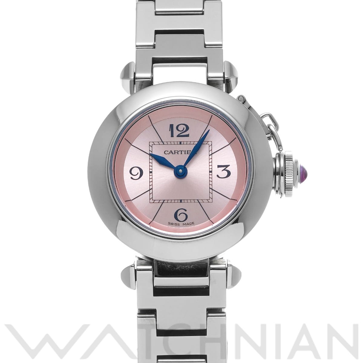カルティエ ミスパシャ W3140008 ピンク レディース 時計 【中古】【wristwatch】