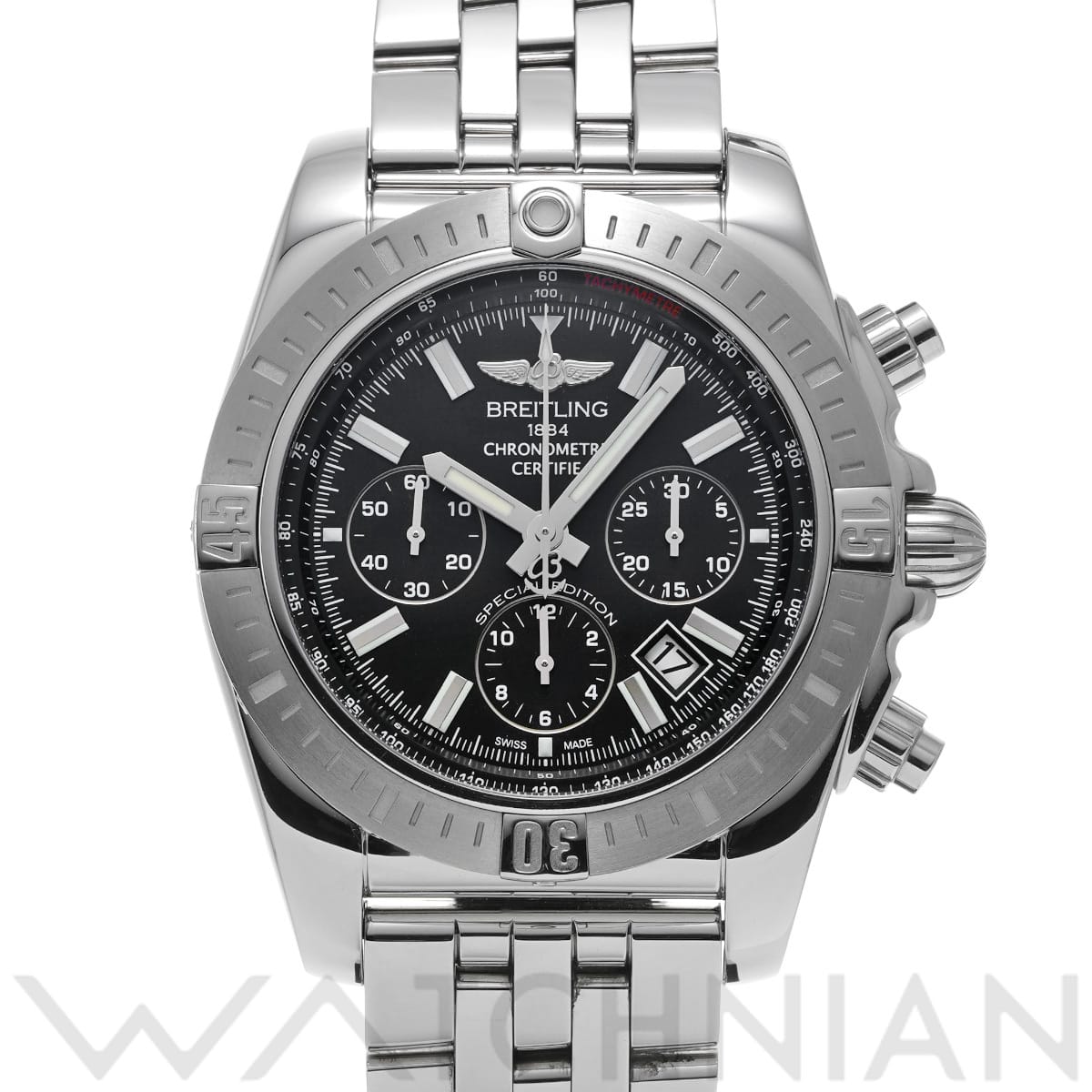 ブライトリング クロノマット 44 スペシャル AB011511/BF70 ブラック メンズ 時計 【中古】【wristwatch】