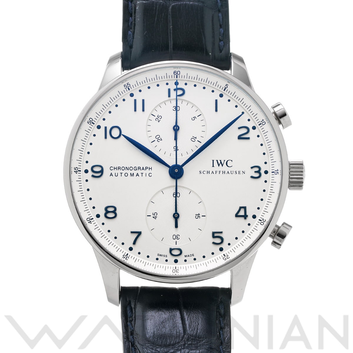 IWC ポルトギーゼ クロノグラフ IW371446 シルバー メンズ 時計 【中古】【wristwatch】