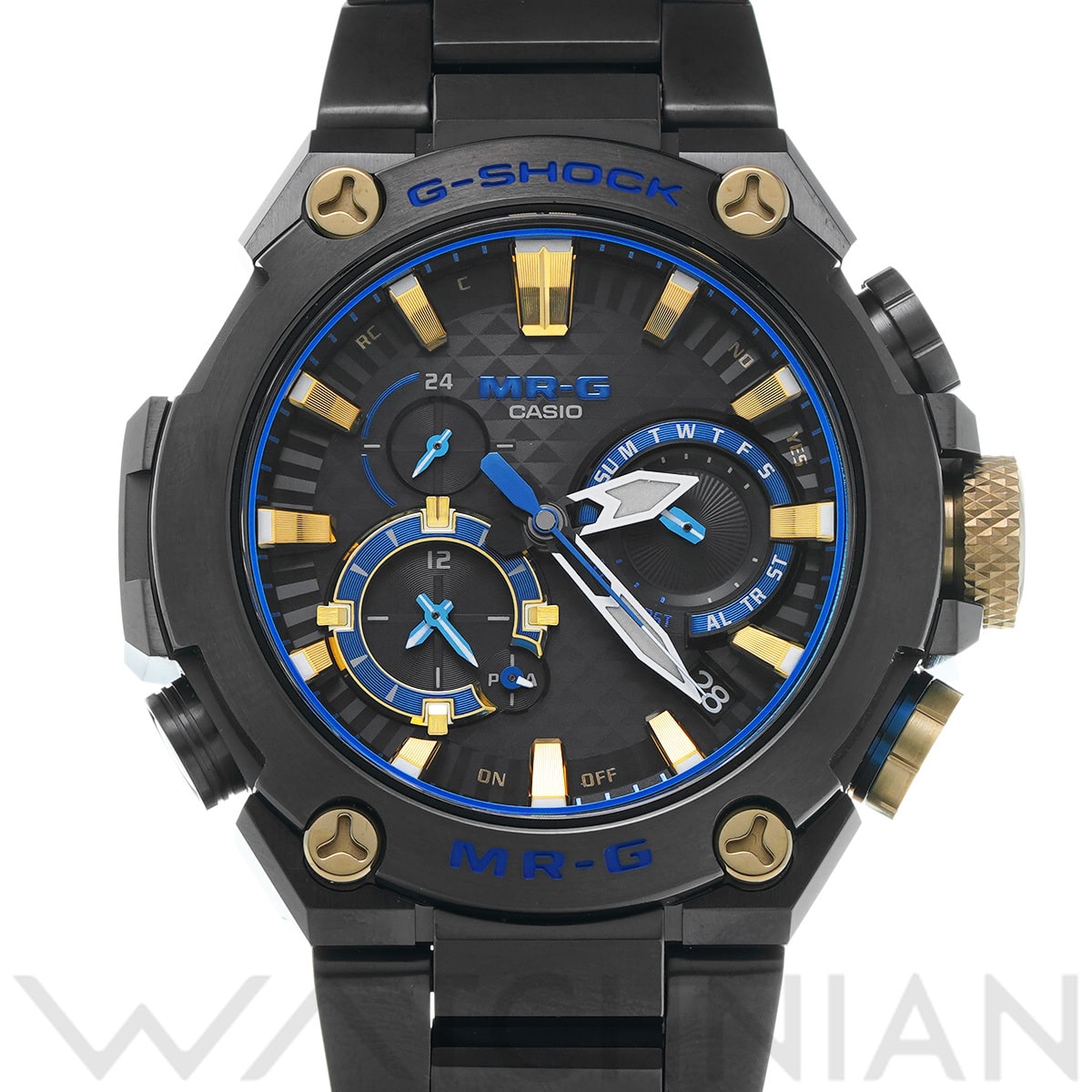 カシオ G-SHOCK MR-G B2000シリーズ 勝色 MRG-B2000B-1AJR ブラック/ブルー メンズ 時計 【中古】【wristwatch】