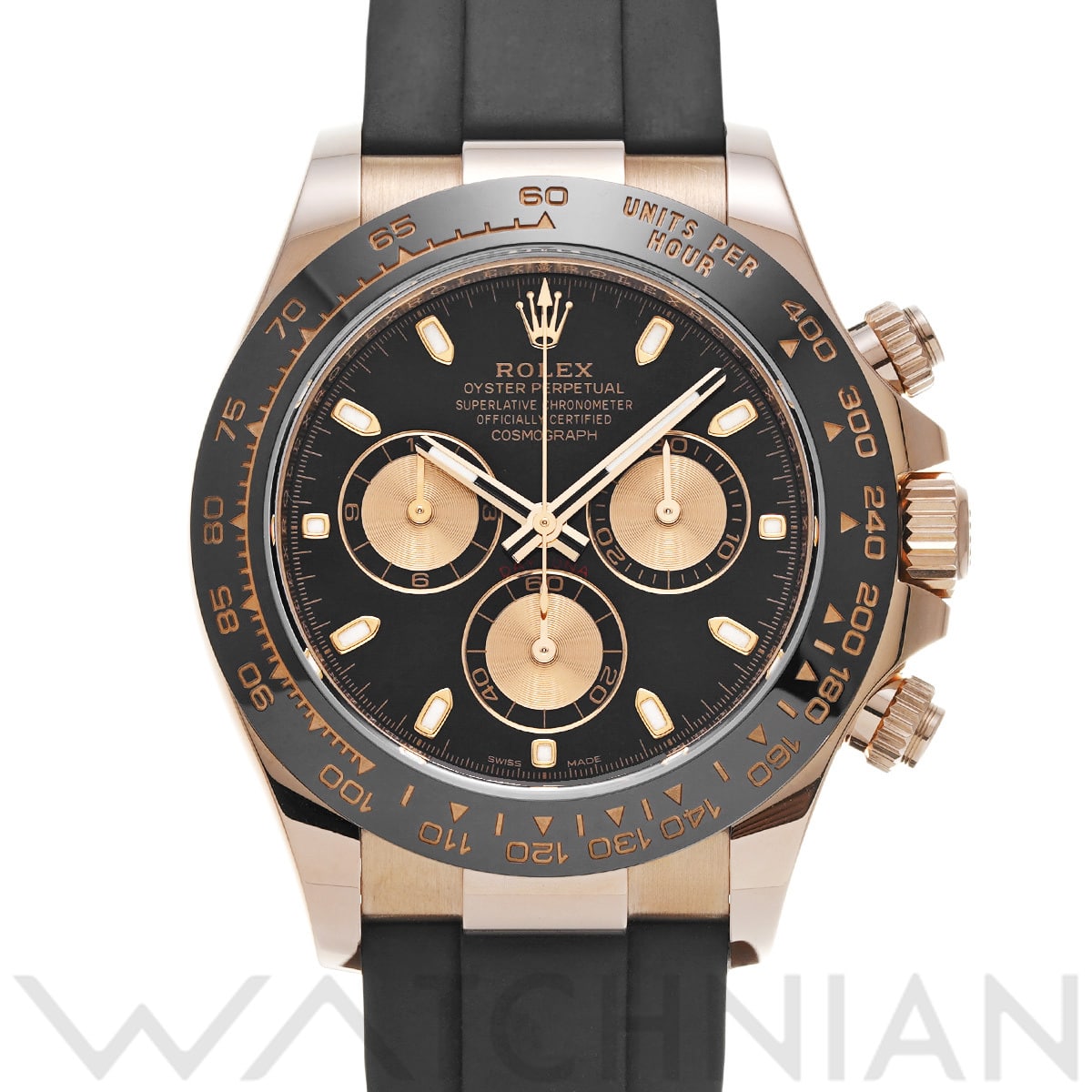 ロレックス コスモグラフ デイトナ 116515LN ブラック/ピンク メンズ 時計 【中古】【wristwatch】