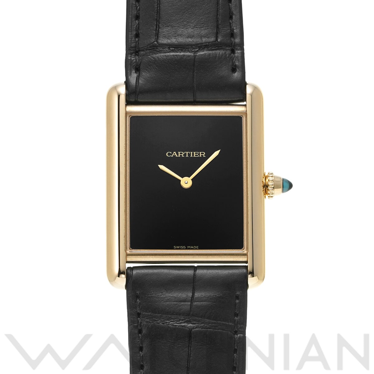 カルティエ タンク ルイ カルティエ LM WGTA0091 ブラックラッカー レディース 時計 【中古】【wristwatch】