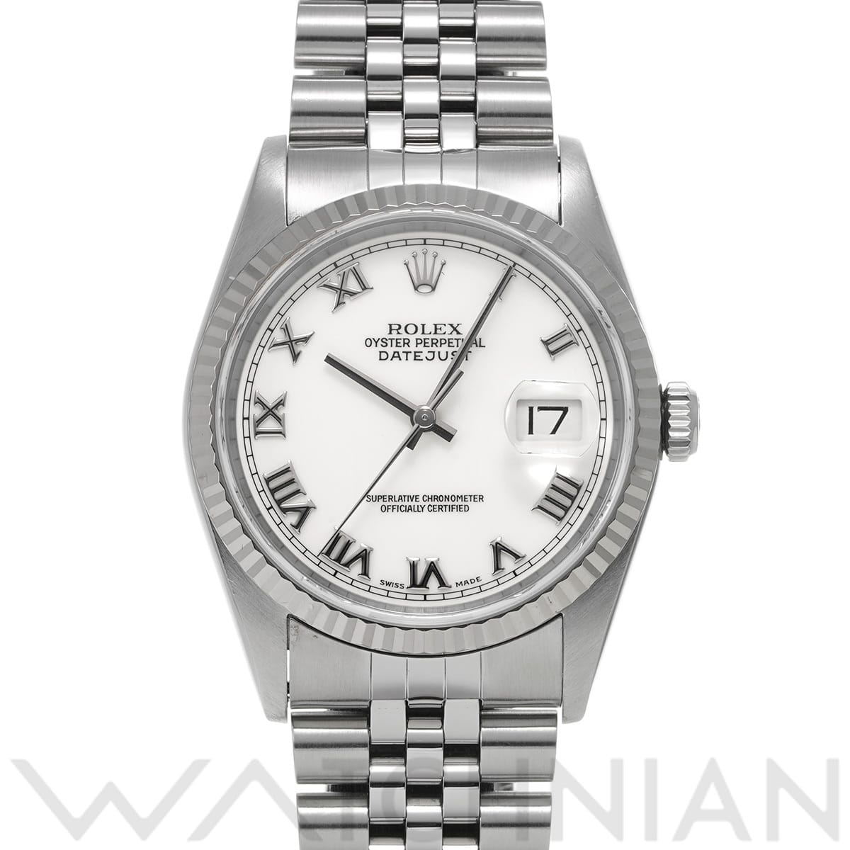 ロレックス デイトジャスト 16234 ホワイト メンズ 時計 【中古】【wristwatch】
