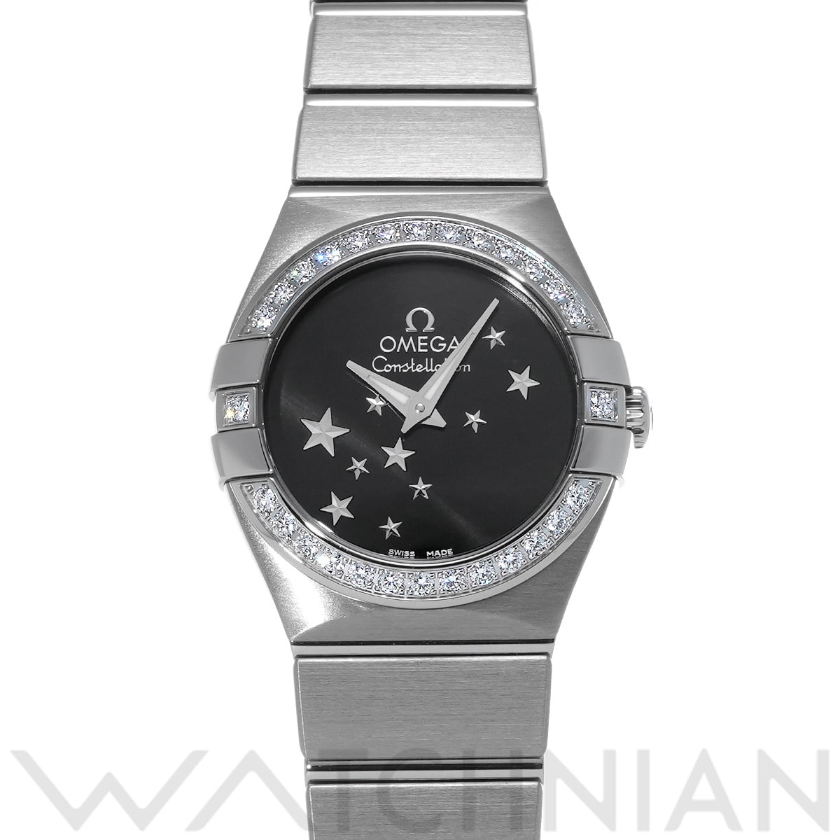 オメガ コンステレーション クォーツ 123.15.24.60.01.001 ブラック レディース 時計 【中古】【wristwatch】