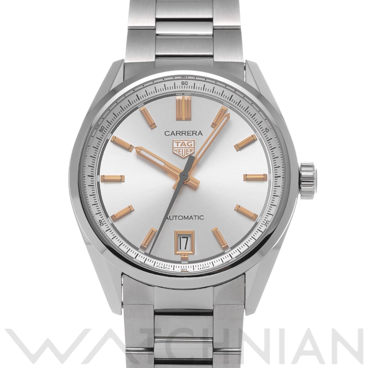 タグ ホイヤー カレラ キャリバー7 デイト WBN2310.BA0001 グレー メンズ 時計 【中古】【wristwatch】