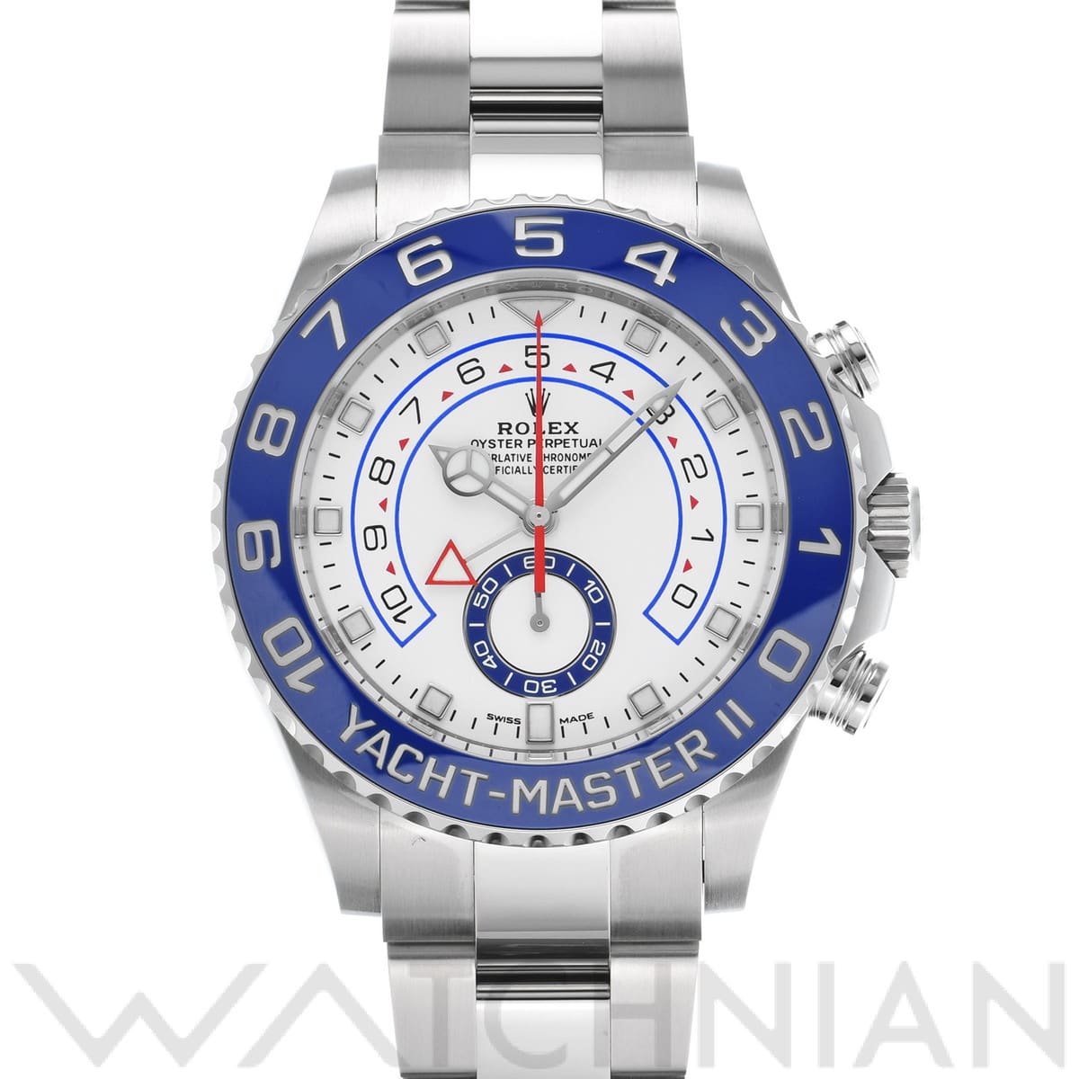 ロレックス ヨットマスターII 116680 ホワイト メンズ 時計 【中古】【wristwatch】