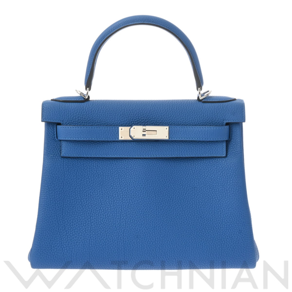 エルメス ケリー 28 内縫い 2WAY ブルーゼリージュ トゴ レディース バッグ 【中古】【bag】