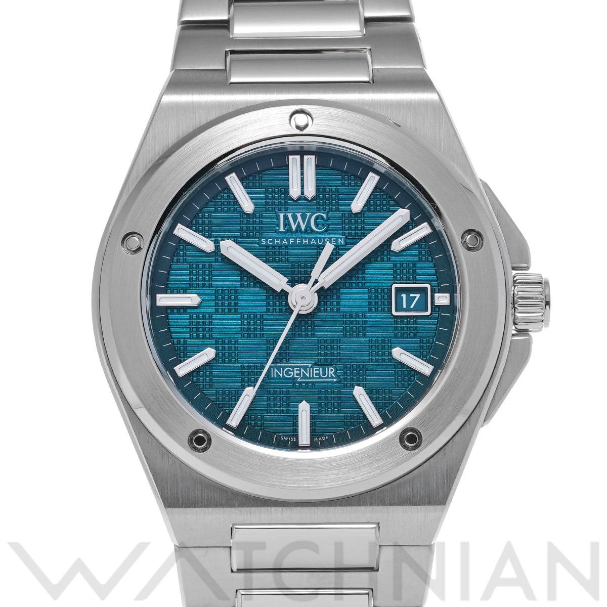 IWC インヂュニア オートマチック 40 IW328903 グリーン メンズ 時計 【中古】【wristwatch】