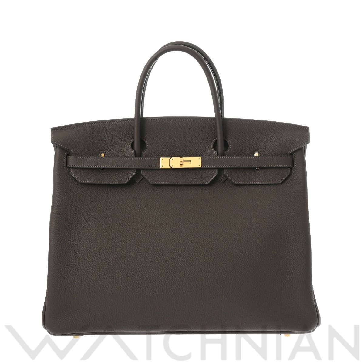 エルメス バーキン 40 エベンヌ トゴ ユニセックス バッグ 【未使用】【bag】