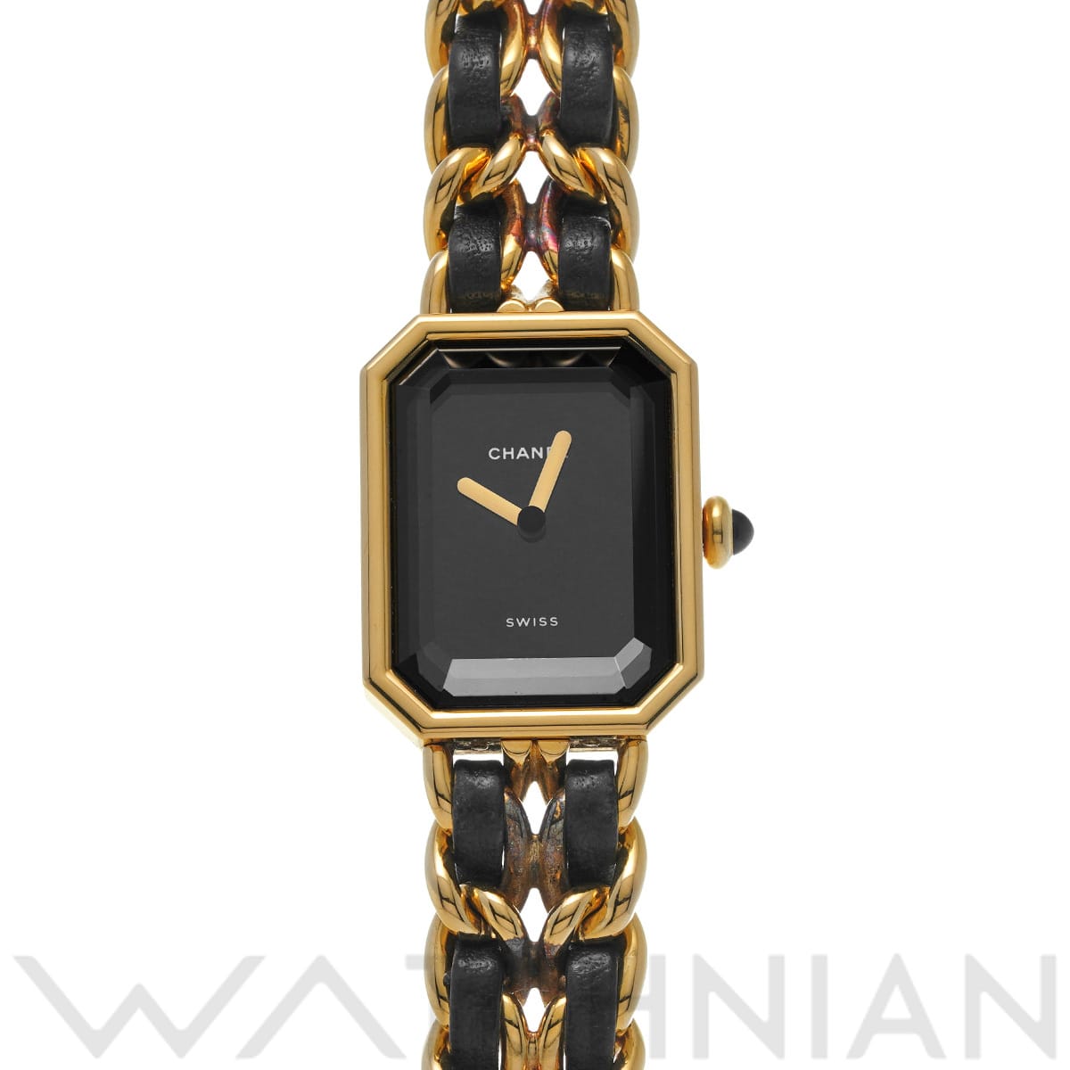 シャネル プルミエール S H0001 ブラック レディース 時計 【中古】【wristwatch】