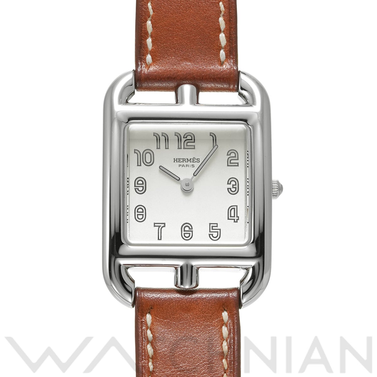 エルメス ケープコッド  CC1.210.220/VBA1 シルバー レディース 時計 【中古】【wristwatch】