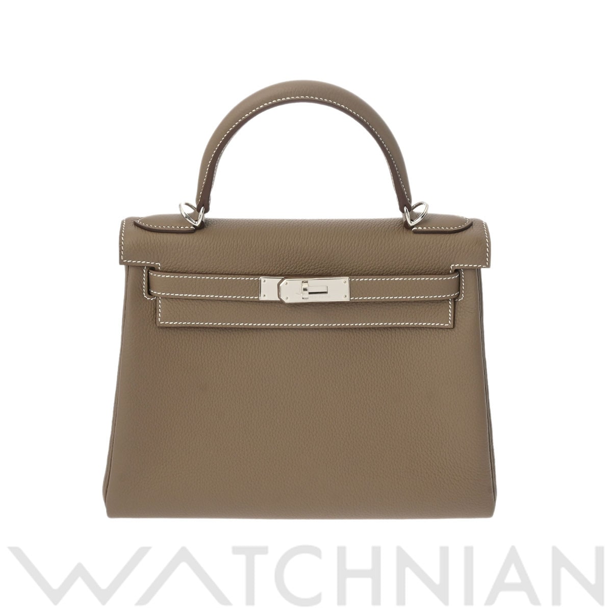 エルメス ケリー 28 内縫い 2WAY エトゥープ/パラジウム金具 トゴ レディース バッグ 【新品】【bag】