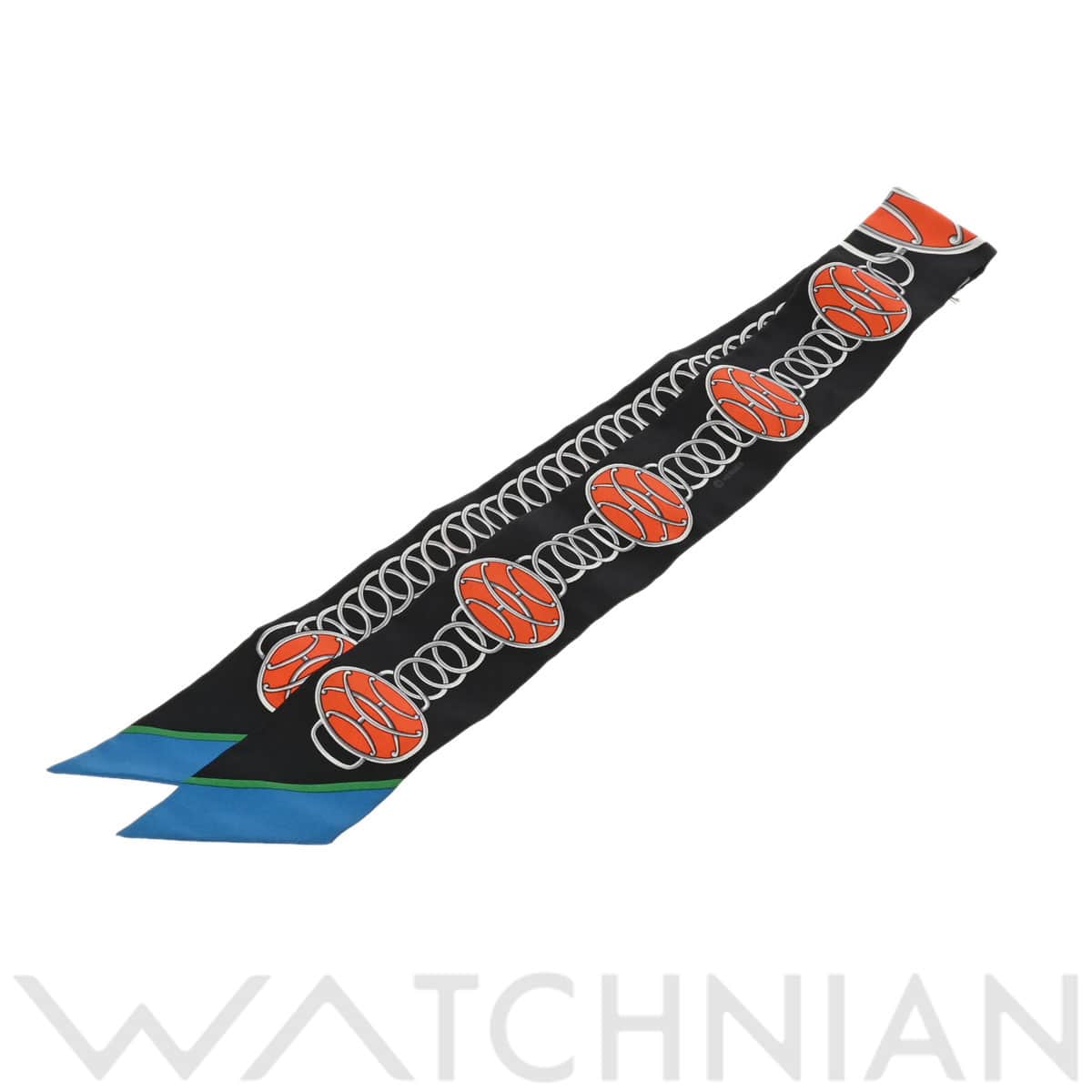 エルメス ツイリー LIFE PROFILE ブラック 063777S シルク100％ レディース 【新品】【other】