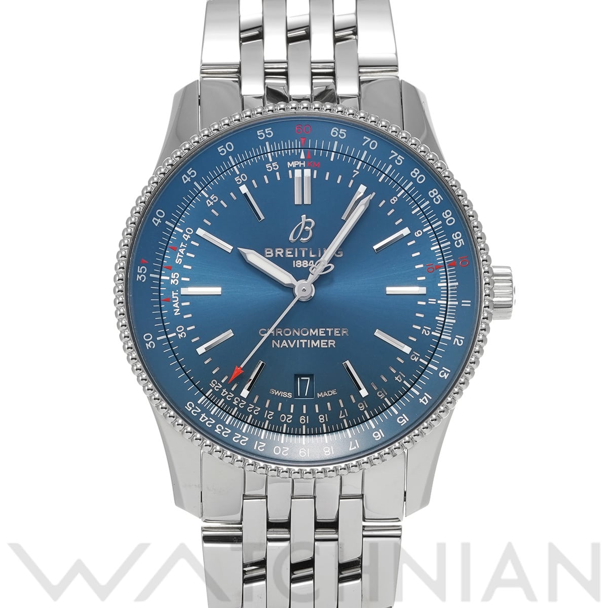 ブライトリング ナビタイマー オートマチック 41 A17326161C1A1 ブルー メンズ 時計 【中古】【wristwatch】