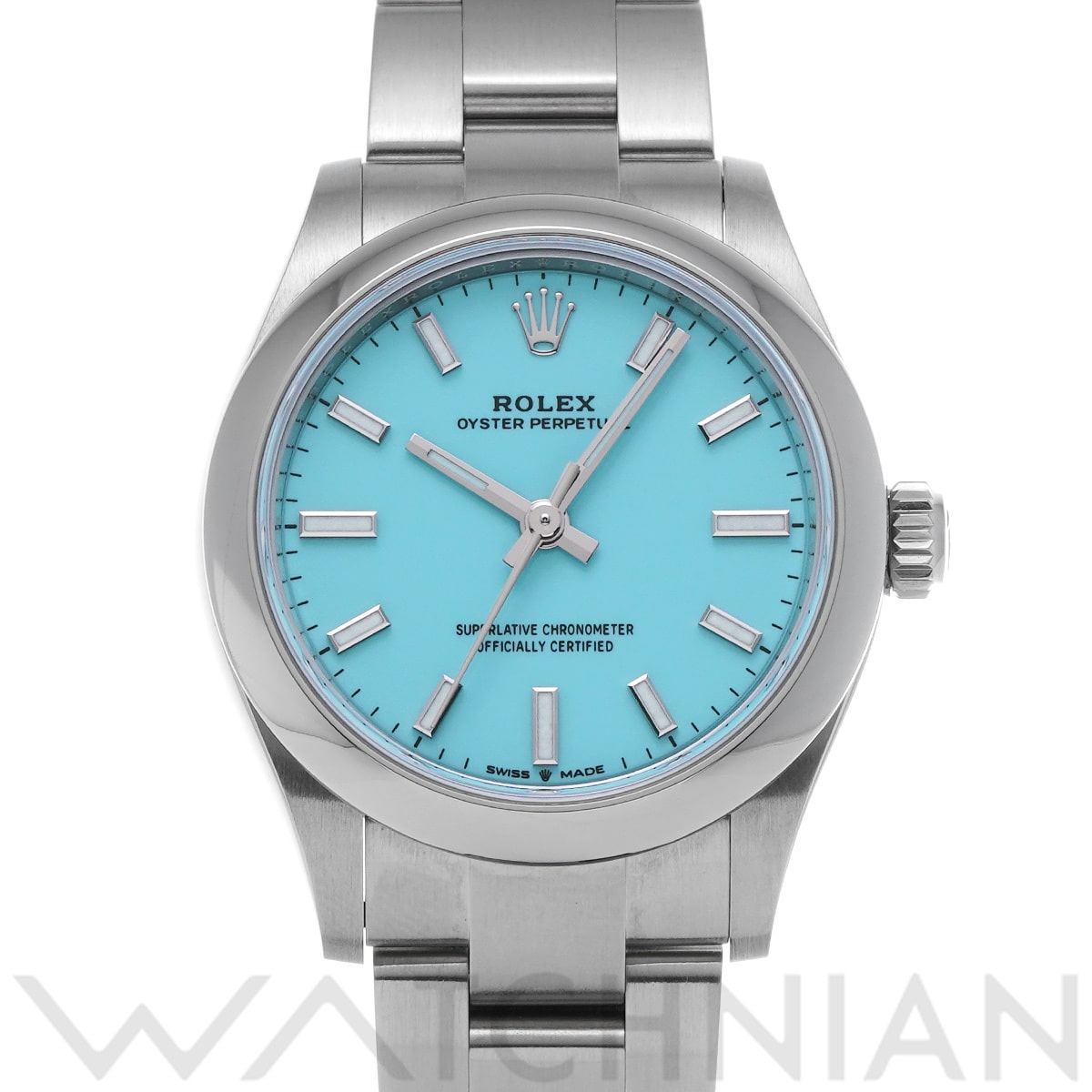 ロレックス オイスターパーペチュアル 31 277200 ターコイズブルー ユニセックス 時計 【中古】【wristwatch】