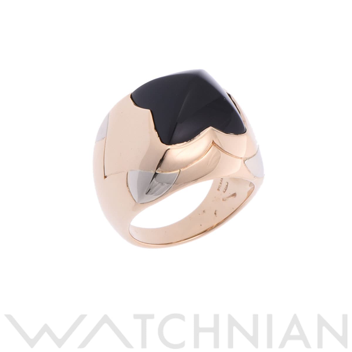ブルガリ ピラミデリング #52 ゴールド 307207 K18イエローゴールド YG レディース ジュエリー 【中古】【jewelry】