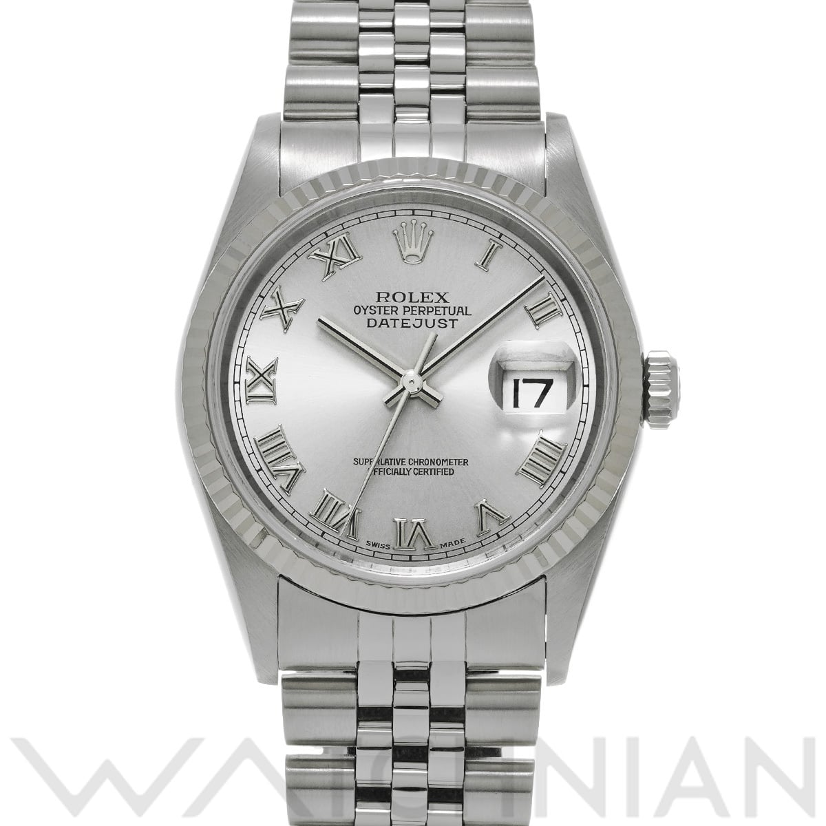 ロレックス デイトジャスト 16234 シルバー メンズ 時計 【中古】【wristwatch】