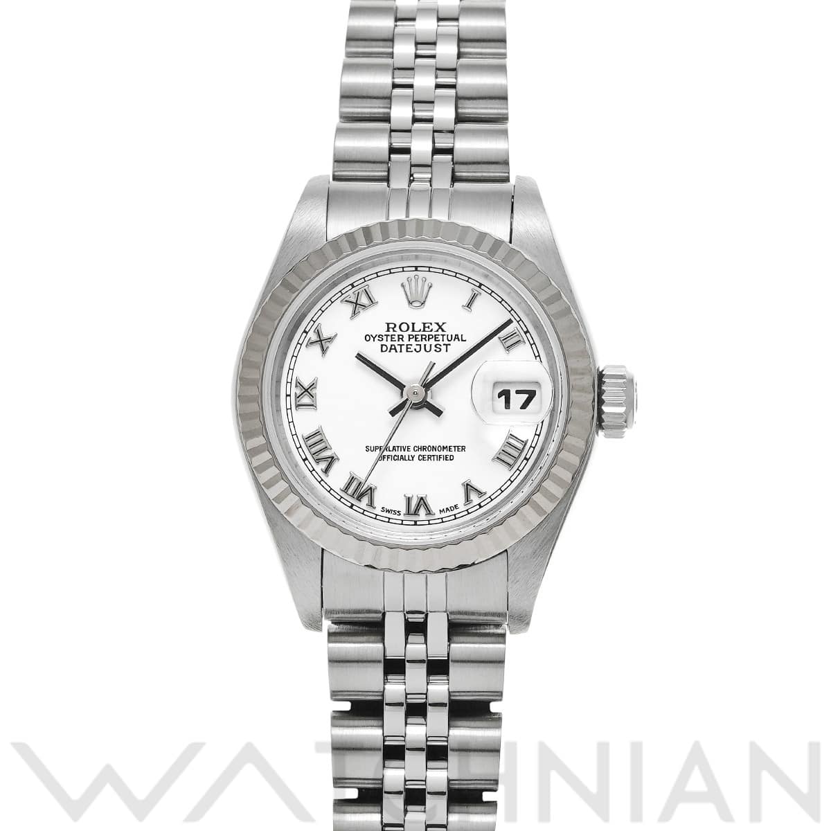 ロレックス デイトジャスト 79174 ホワイト レディース 時計 【中古】【wristwatch】
