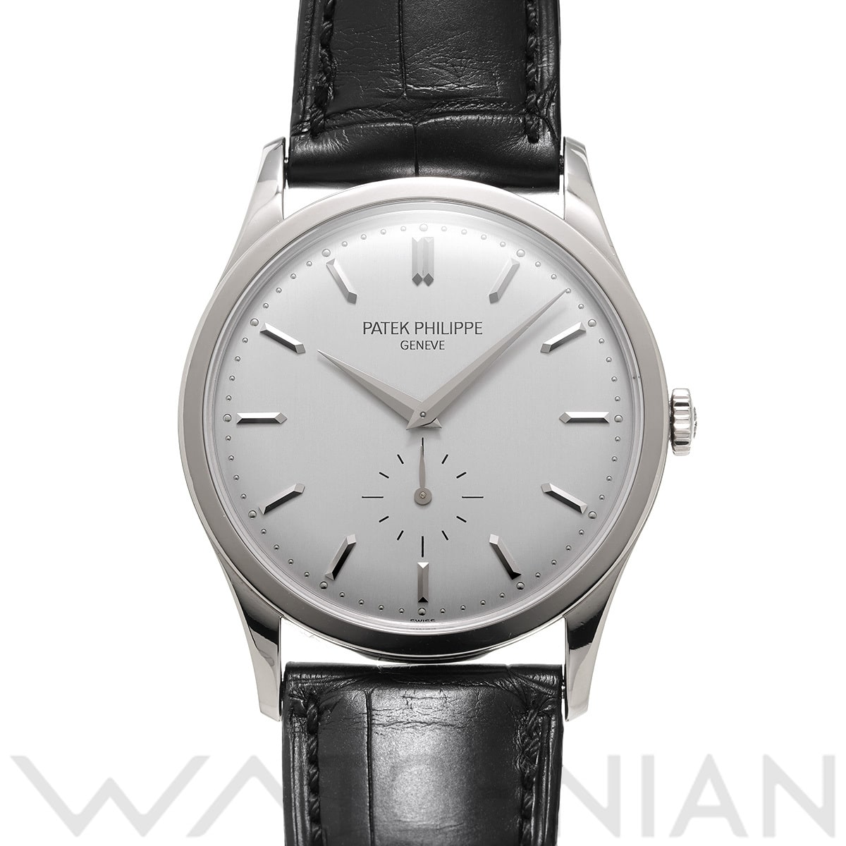 パテック フィリップ カラトラバ 5196G-001 シルバー メンズ 時計 【中古】【wristwatch】