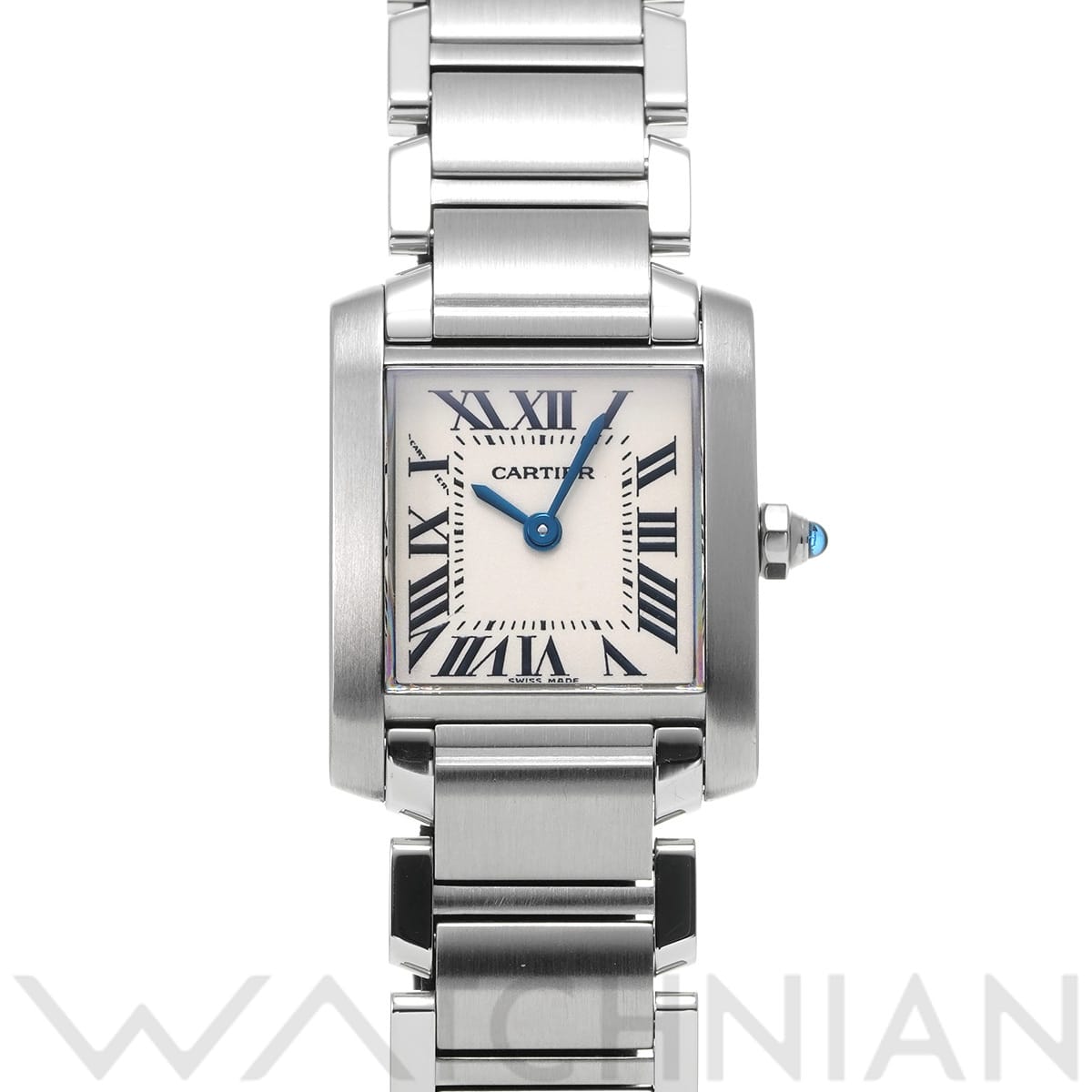 カルティエ タンクフランセーズ SM　 W51008Q3 シルバー レディース 時計 【中古】【wristwatch】