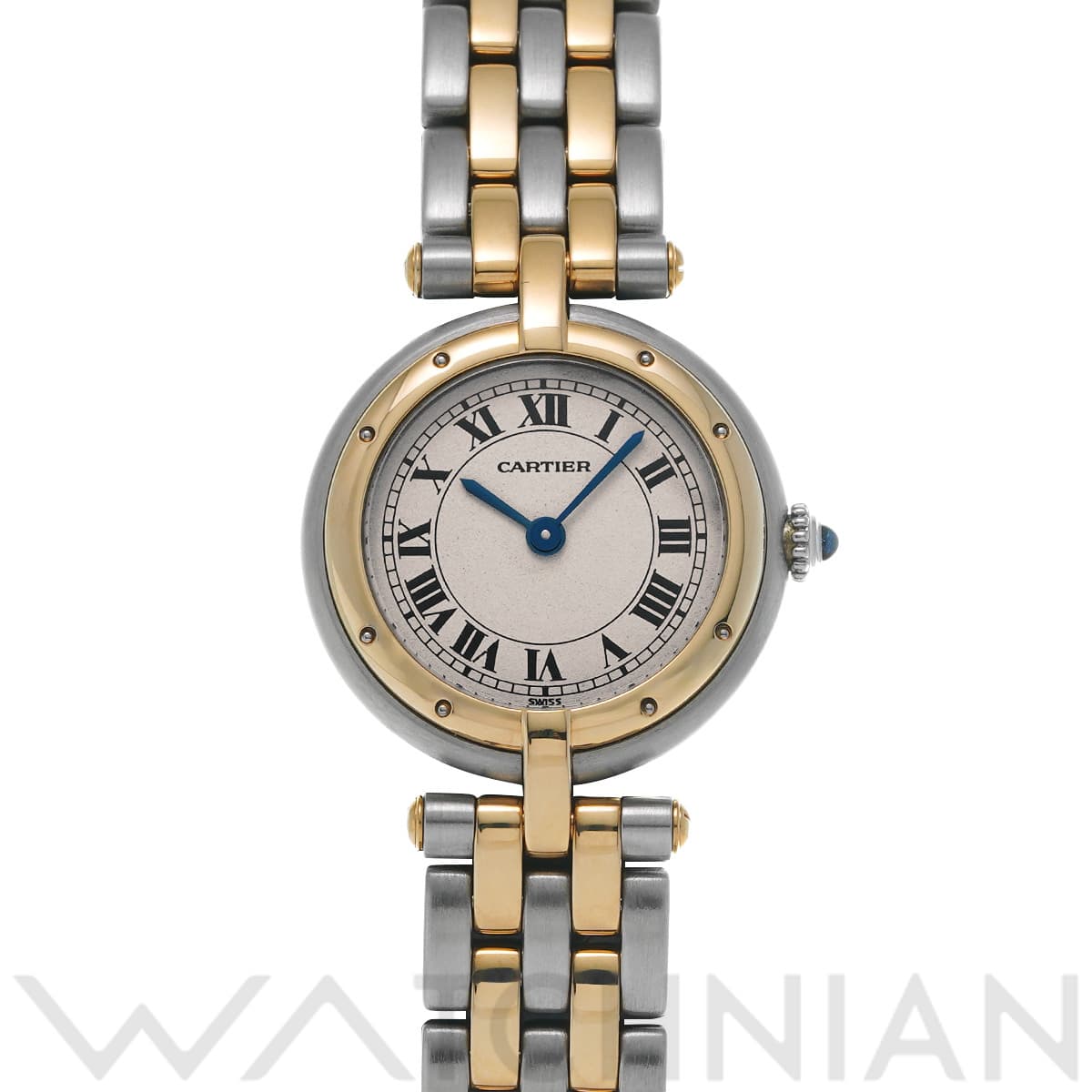 カルティエ パンテール ヴァンドーム SM 84084242 シルバー レディース 時計 【中古】【wristwatch】