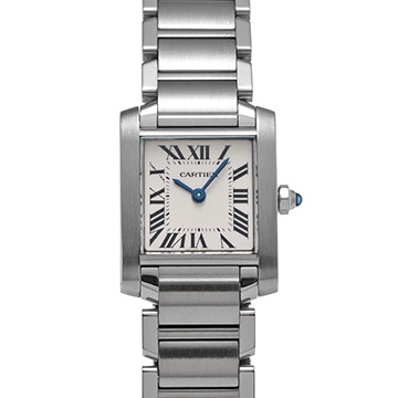 カルティエ タンクフランセーズ SM　 W51008Q3 シルバー レディース 時計 【中古】【wristwatch】