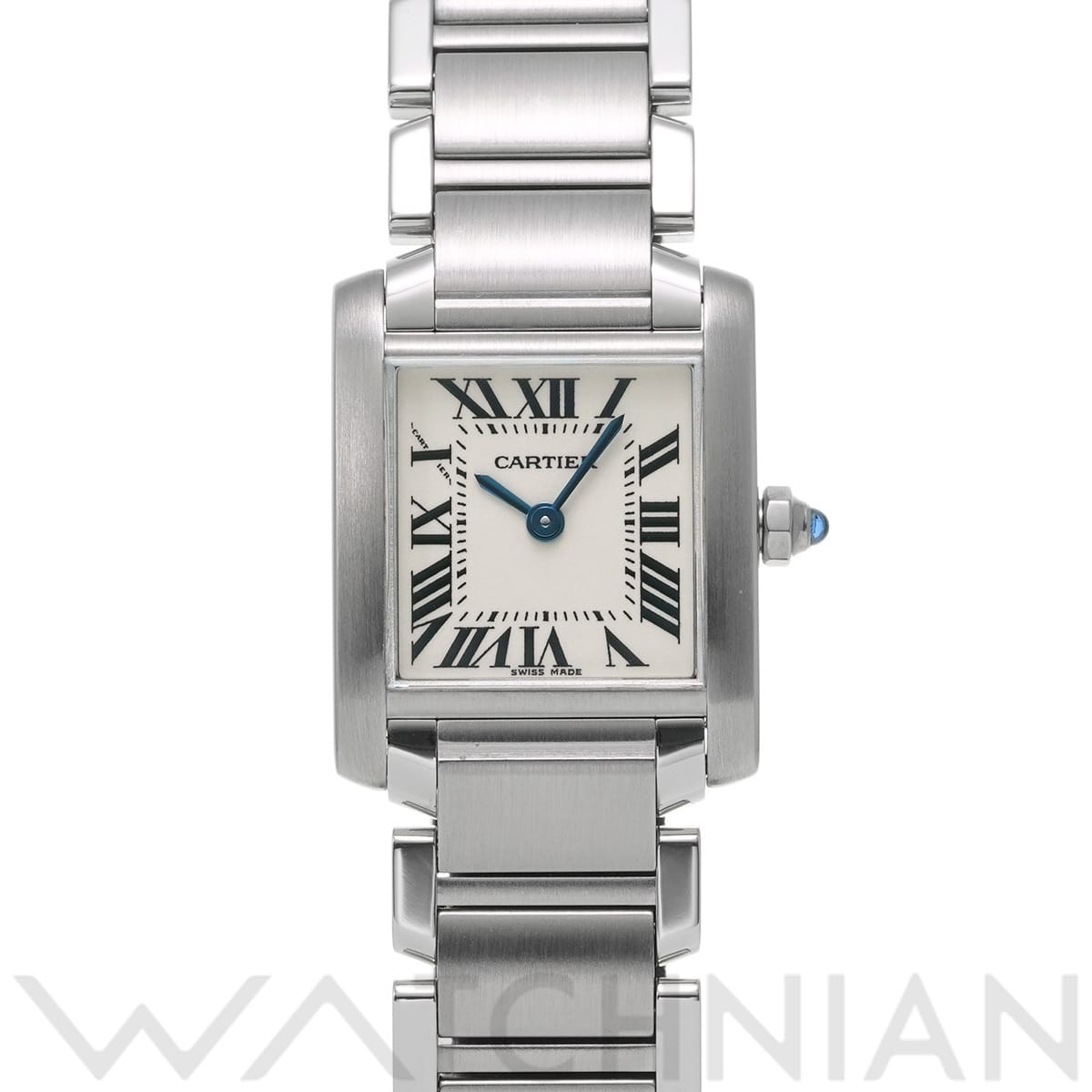 カルティエ タンクフランセーズ SM　 W51008Q3 シルバー レディース 時計 【中古】【wristwatch】