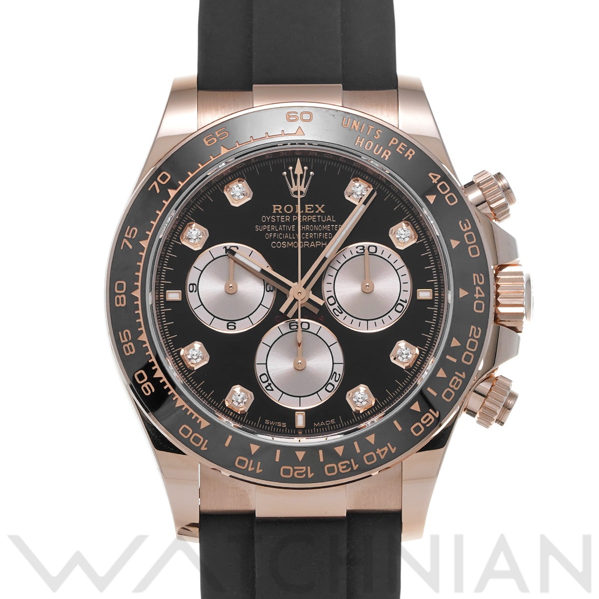 ロレックス コスモグラフ デイトナ 126515LNG ブライトブラック/サンダスト/ダイヤモンド メンズ 時計 【中古】【wristwatch】