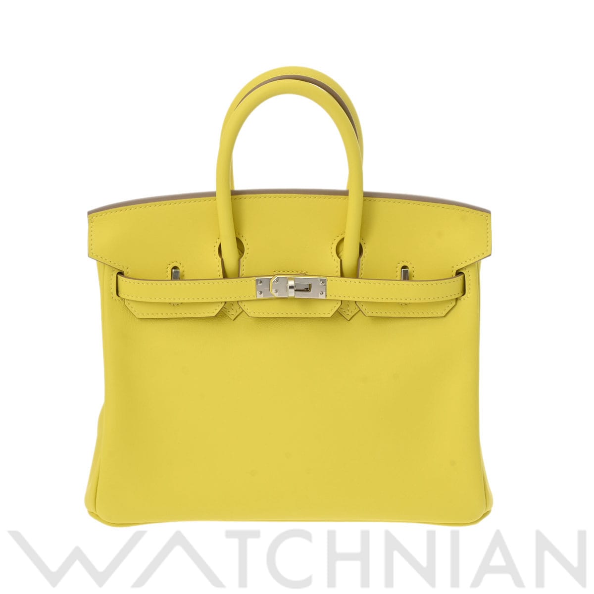 エルメス バーキン 25 ライム ヴォースイフト レディース バッグ 【未使用】【bag】