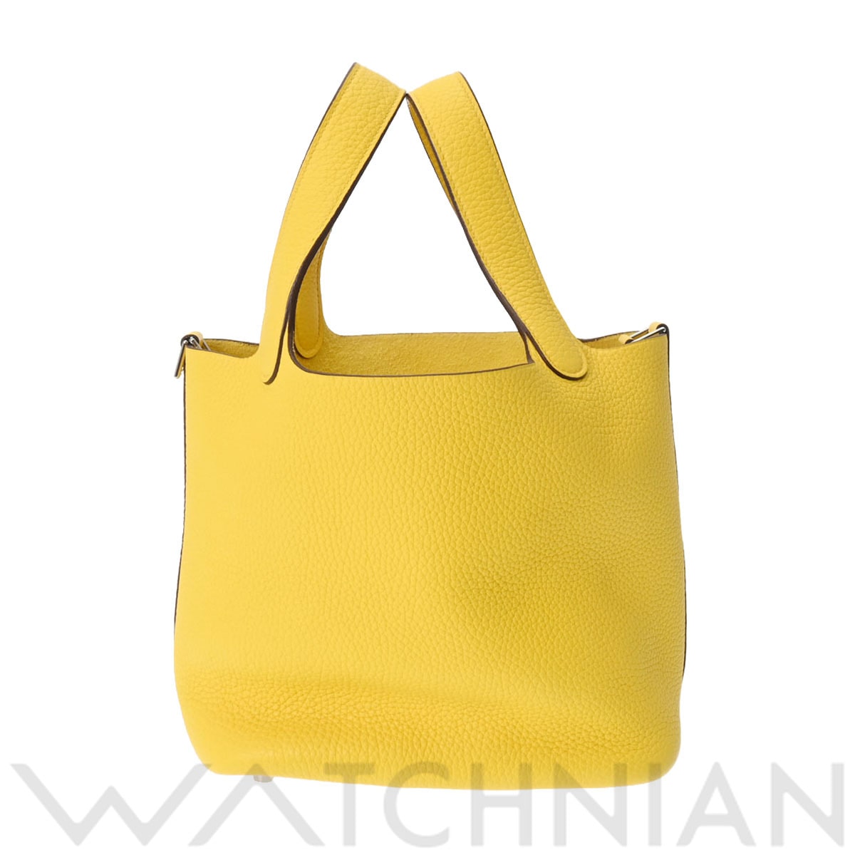 エルメス ピコタンロック PM  ライム/パラジウム金具 トリヨンクレマンス レディース バッグ 【中古】【bag】