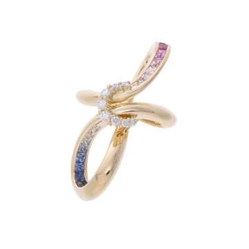 ジュネ デザインペンダントトップ K18イエローゴールド YG レディース ジュエリー 【中古】【jewelry】