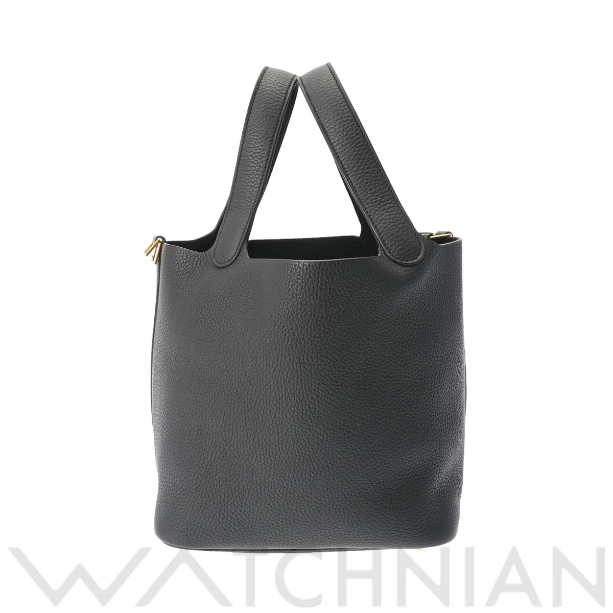 エルメス ピコタンロック MM ブラック/ゴールド金具 トリヨンクレマンス レディース バッグ 【中古】【bag】