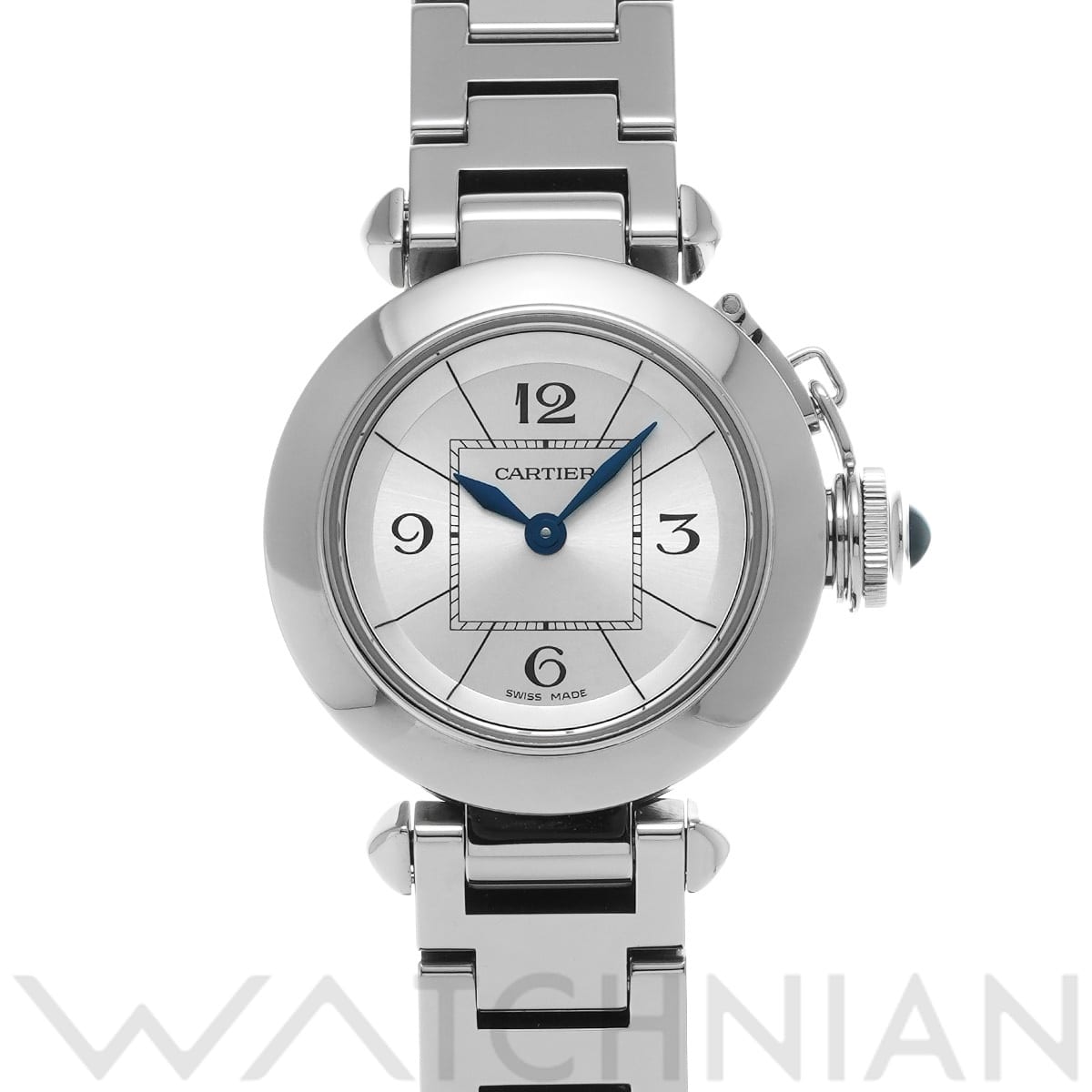 カルティエ ミスパシャ W3140007 シルバー レディース 時計 【中古】【wristwatch】