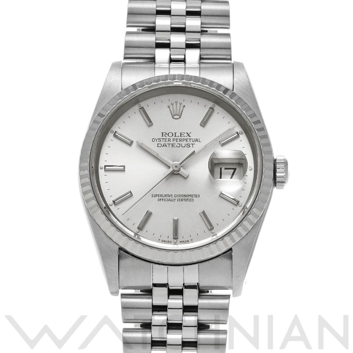 ロレックス デイトジャスト 16234 シルバー メンズ 時計 【中古】【wristwatch】