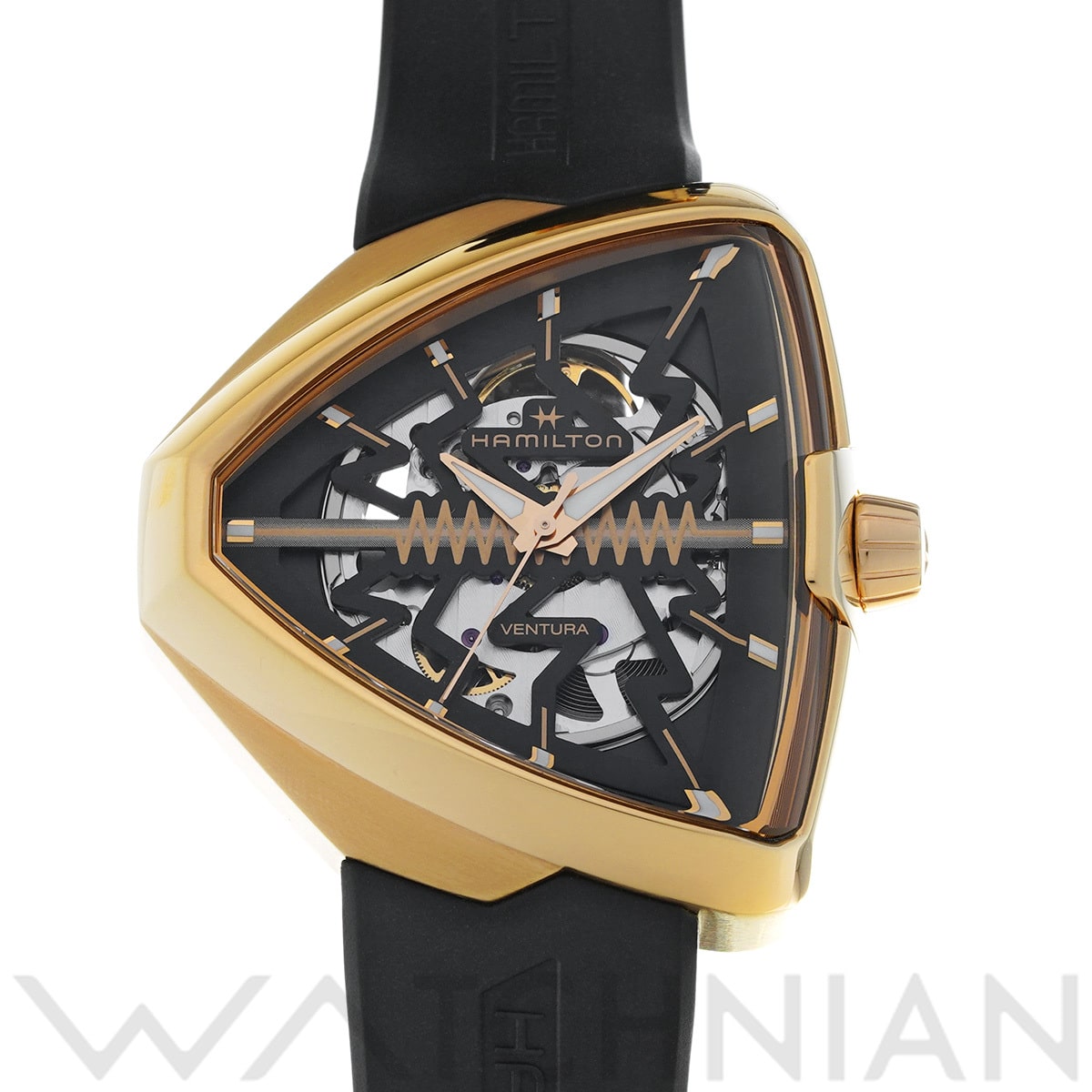 ハミルトン ベンチュラ Elvis80 スケルトン オート H245250 スケルトン メンズ 時計 【中古】【wristwatch】