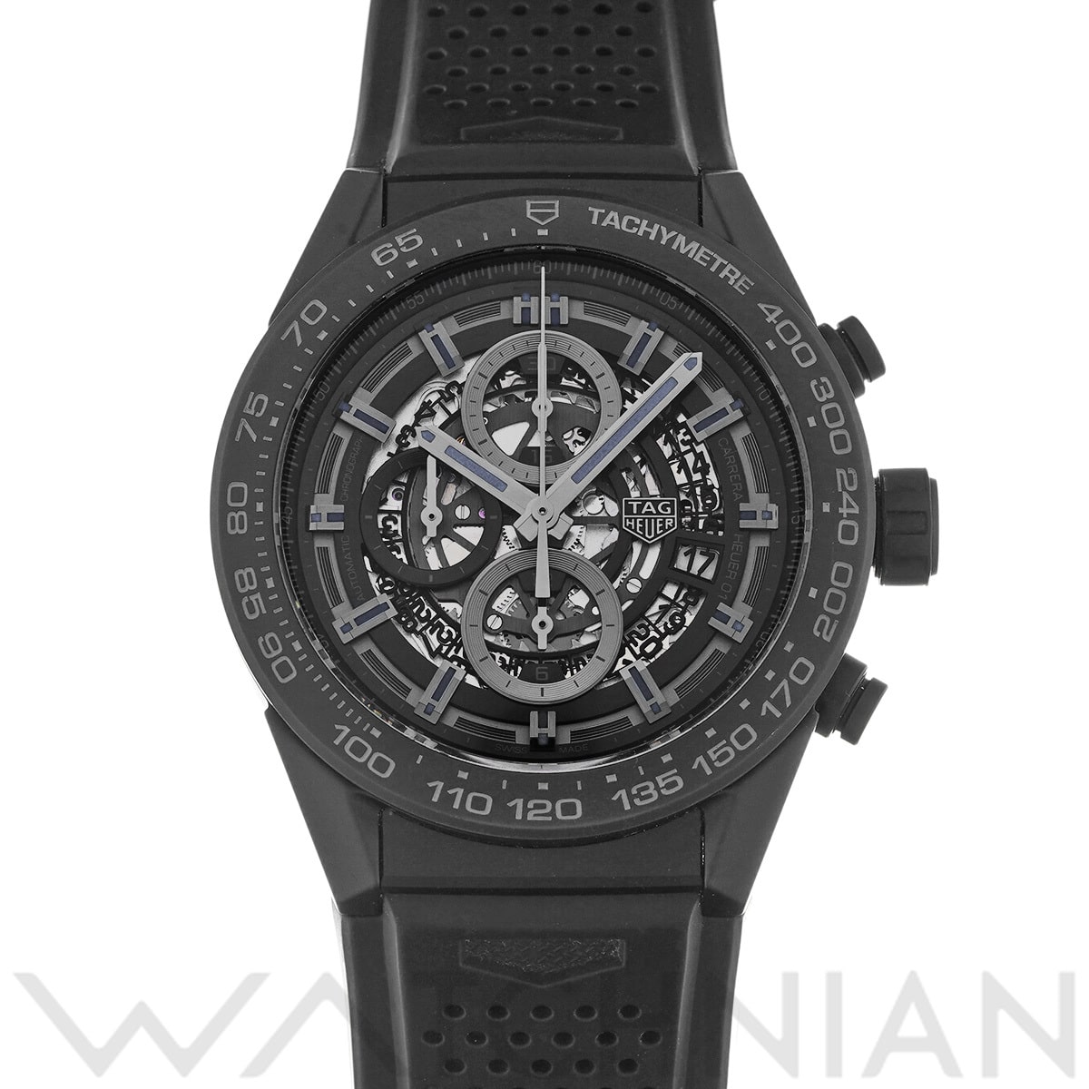 タグ ホイヤー カレラ キャリバーホイヤー01 クロノグラフ CAR2A91.FT6071 ブラック メンズ 時計 【中古】【wristwatch】