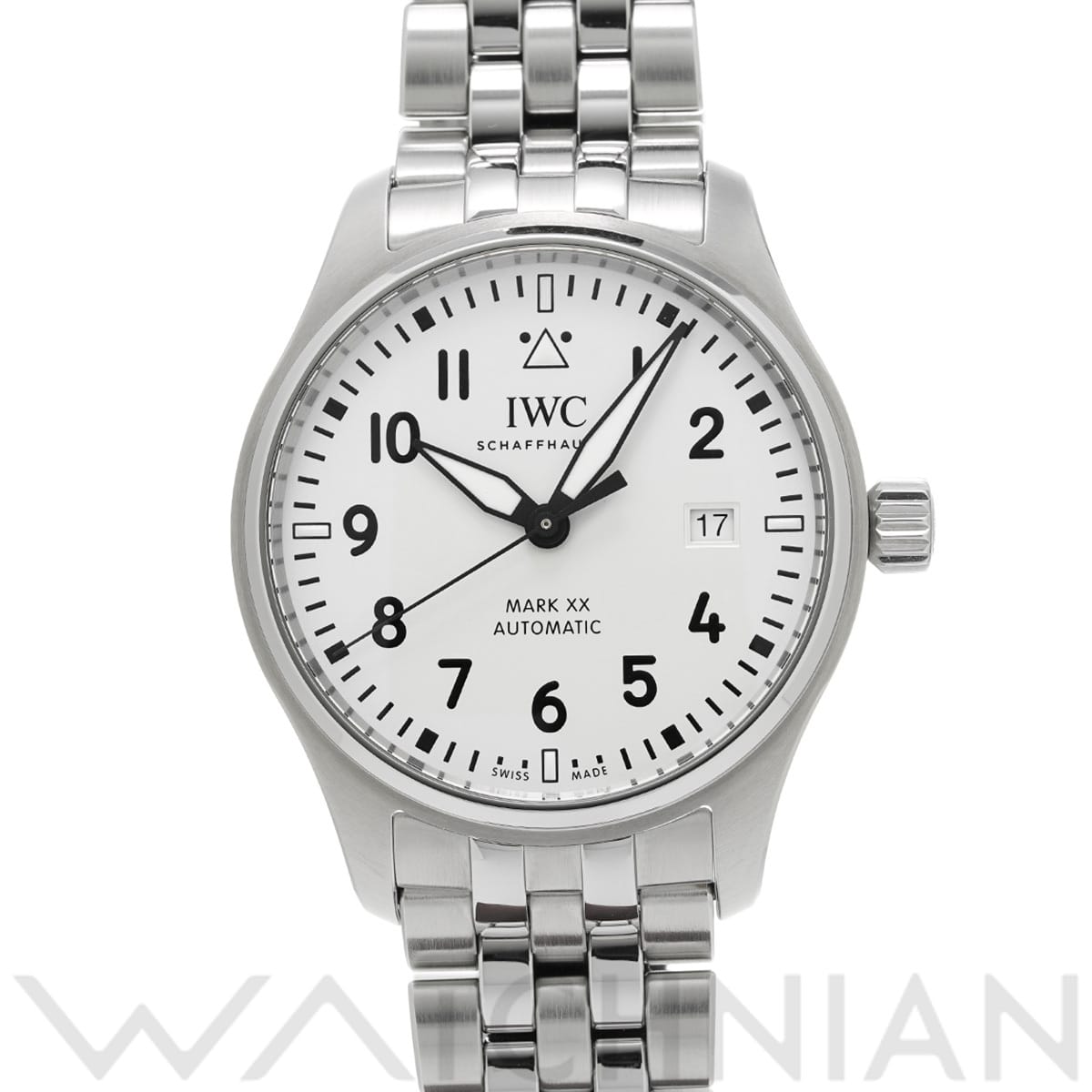 IWC パイロットウォッチ マークXX IW328208 ホワイト メンズ 時計 【中古】【wristwatch】