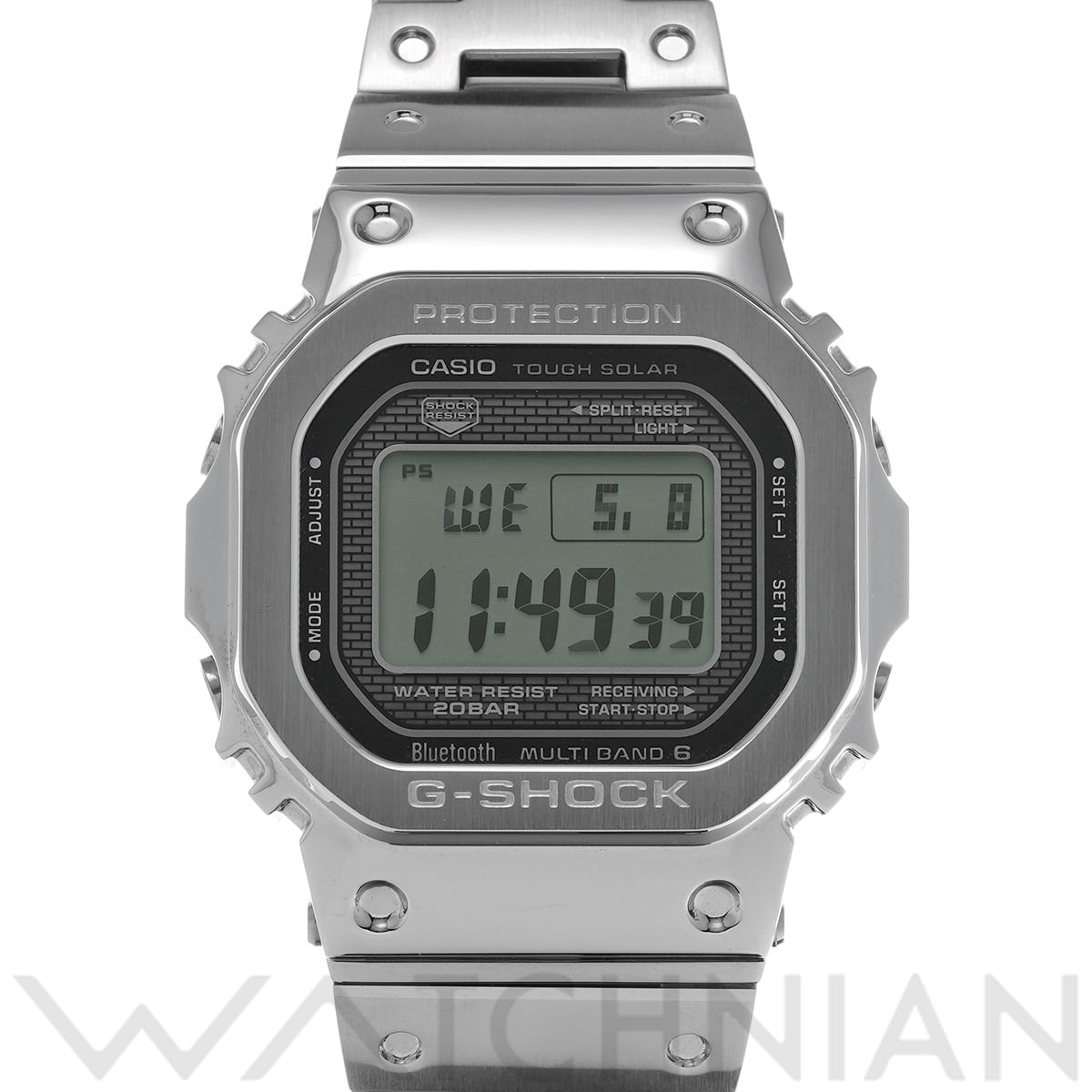 カシオ G-SHOCK GMW-B5000シリーズ GMW-B5000D-1JF ブラック メンズ 時計 【中古】【wristwatch】