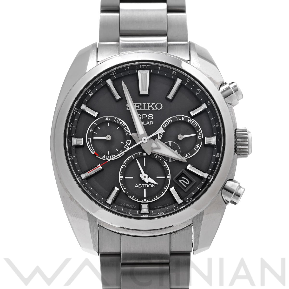 セイコー アストロン 5Xシリーズ デュアルタイム SBXC021 ブラック メンズ 時計 【中古】【wristwatch】