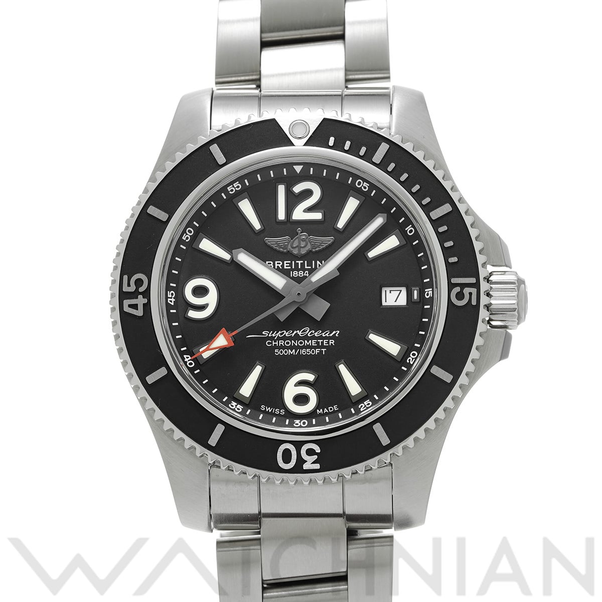 ブライトリング スーパーオーシャン オートマチック 42 A17366021B1A1 ブラック メンズ 時計 【中古】【wristwatch】