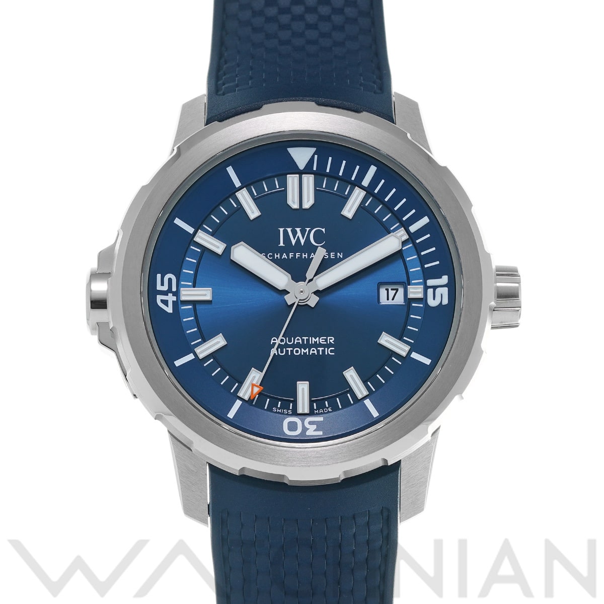 IWC アクアタイマー オートマチック IW328801 ブルー メンズ 時計 【中古】【wristwatch】