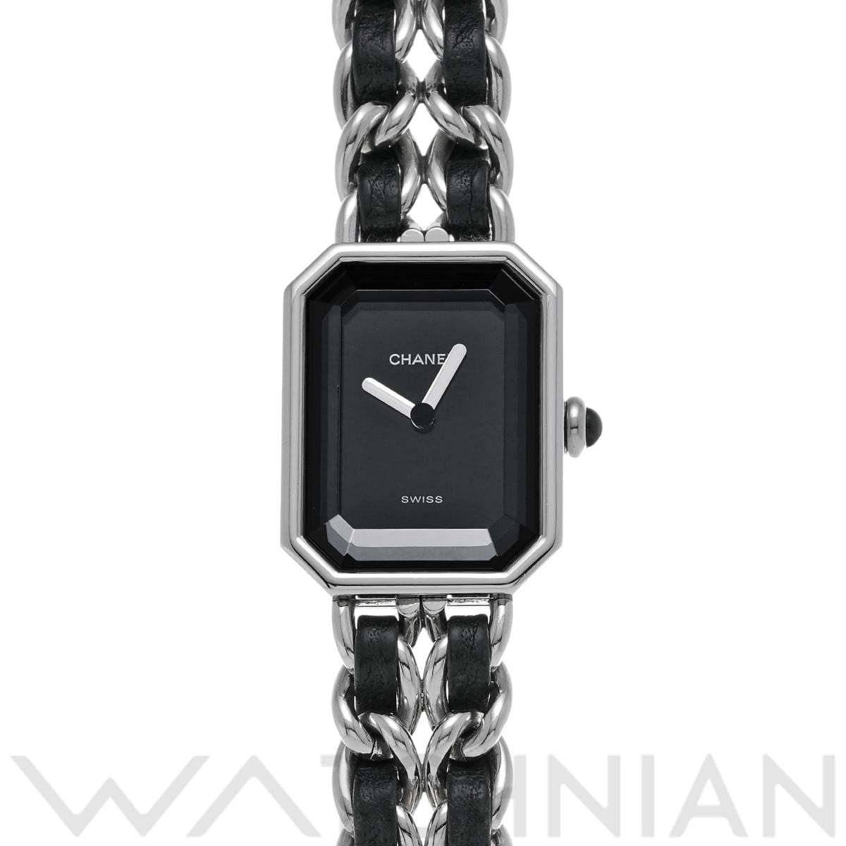 シャネル プルミエール M H0451 ブラック レディース 時計 【中古】【wristwatch】