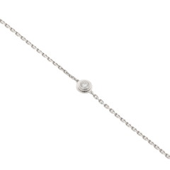 カルティエ ダムール ブレスレット XS シルバー CRB6045517 K18ホワイトゴールド WG レディース ジュエリー 【中古】【jewelry】