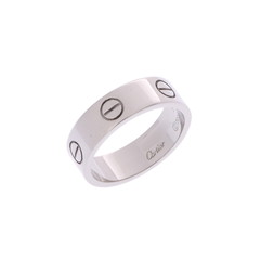 カルティエ ラブリング #57 シルバー K18ホワイトゴールド WG レディース ジュエリー 【中古】【jewelry】