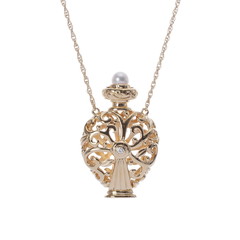 ミキモト 香水瓶 ネックレス ゴールド K18イエローゴールド YG レディース ジュエリー 【中古】【jewelry】